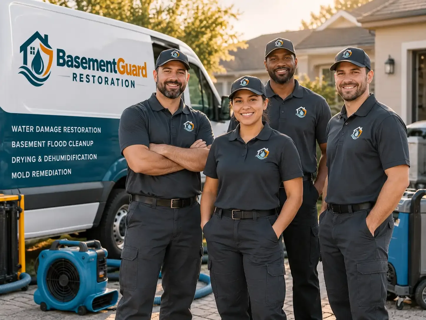 Basement Water Damage Restoration company in Bradgate, IA